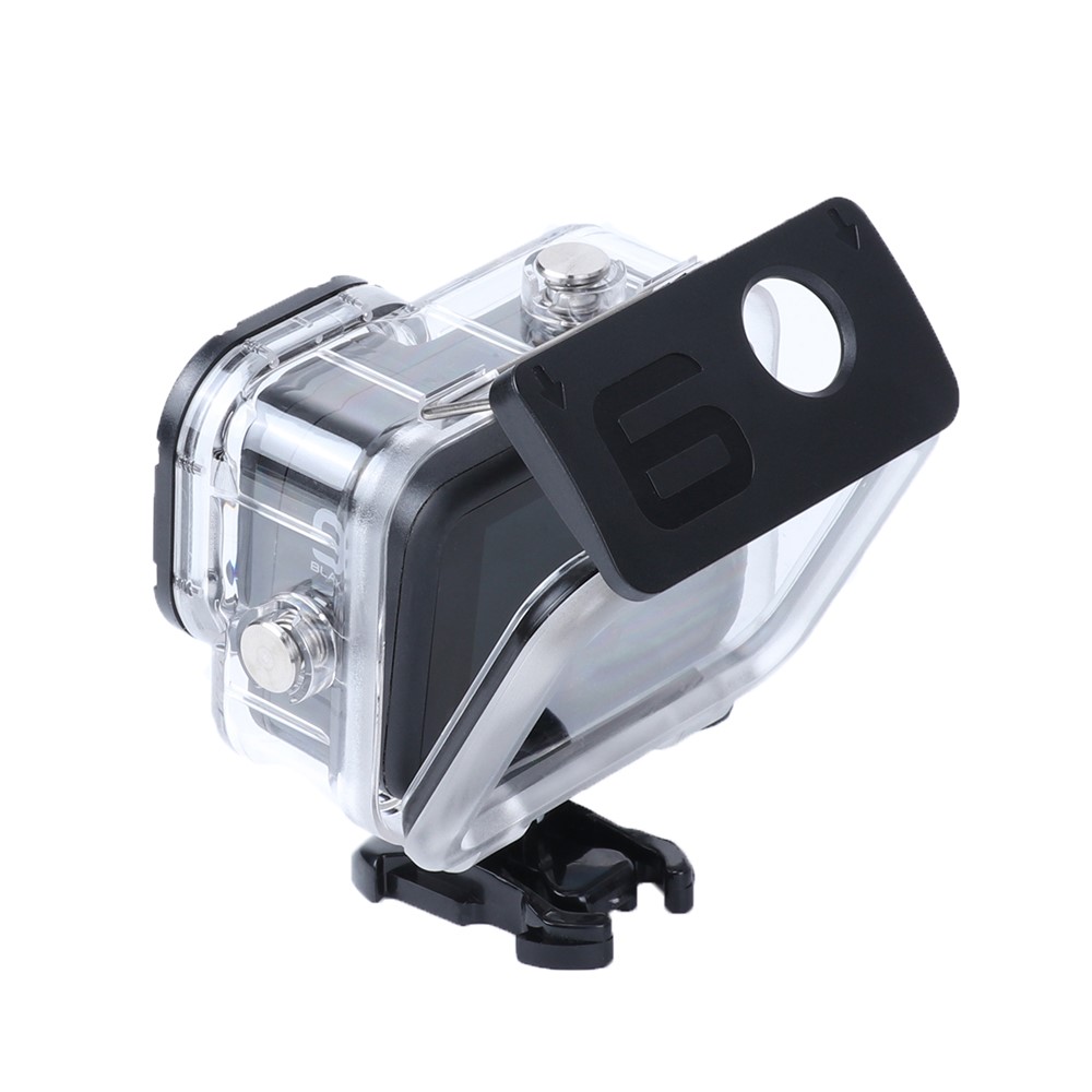 AT1217 Underwater Camera Waterproof Case Diving Shell with Tempered Glass Lens Protection for GoPro Hero 10/9-9