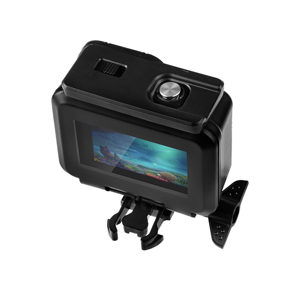 50m Underwater Camera Waterproof Case Tempered Glass Lens Cover Diving Shell with Touch Back Cover for GoPro Hero 10/9-10