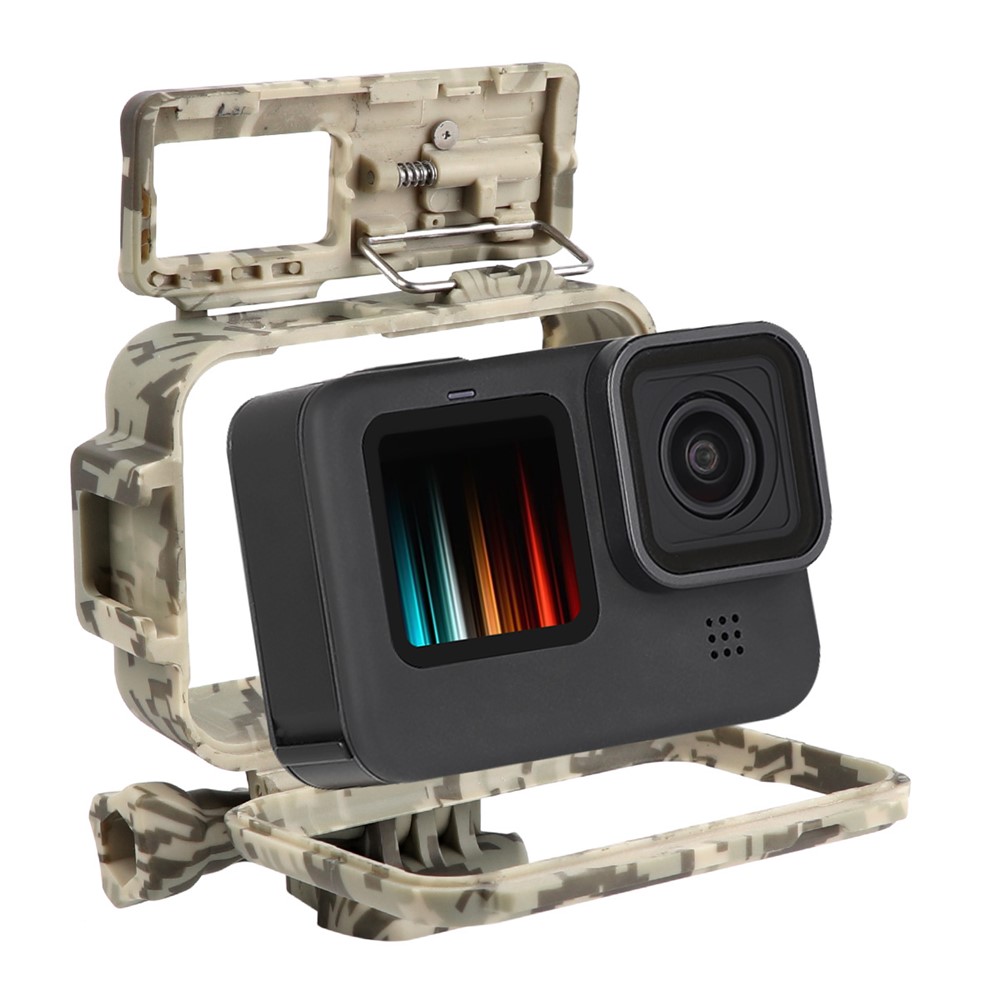AT1198 Camouflage Protective Camera Frame Case for GoPro Hero 10/9-6