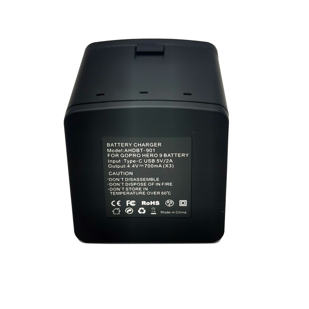AT1272 3-Channel USB Charger Charging Station with 1 Battery for GoPro Hero 9/10-5