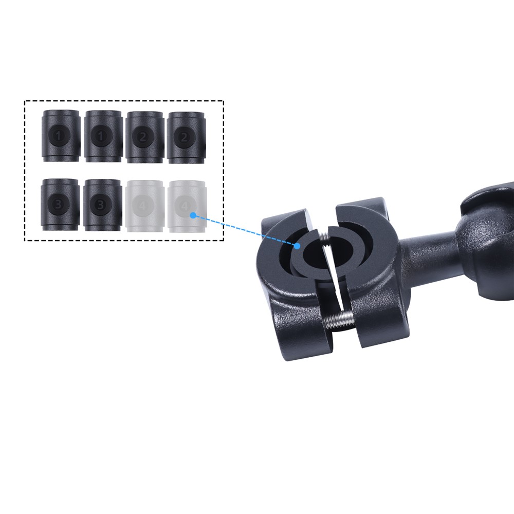 AT1228 360 Degree Rotating Car Headrest Rearview Mirror Mount Bracket for GoPro Insta 360 Action Cameras-6