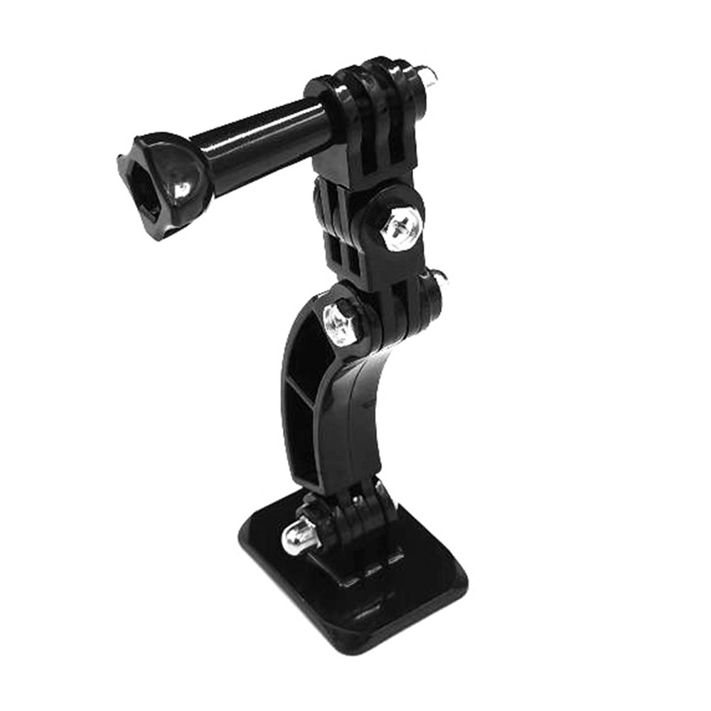 AT1227 Curved Rod Short Arm Helmet Camera Mount Bracket for GoPro Sjcam-1