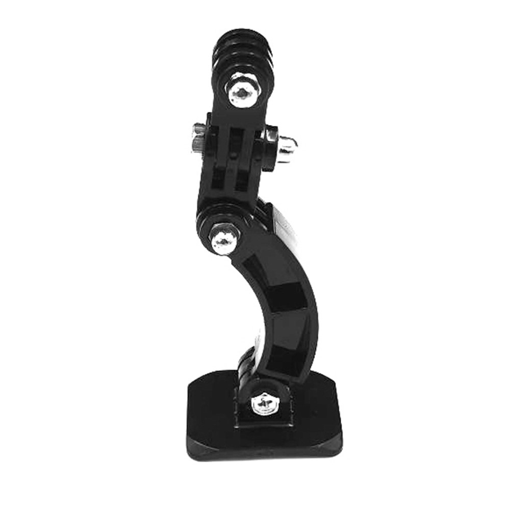 AT1227 Curved Rod Short Arm Helmet Camera Mount Bracket for GoPro Sjcam-3