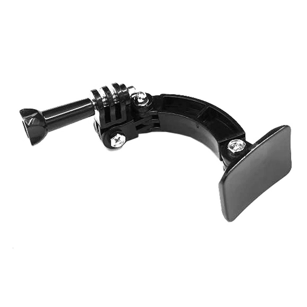 AT1227 Curved Rod Short Arm Helmet Camera Mount Bracket for GoPro Sjcam-4