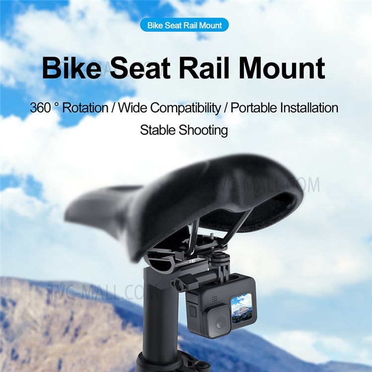 TELESIN TE-CEB-003 Bicycle Seat Rear Mount Camera Accessories for GoPro Osmo Sargo SJ Insta 360-2