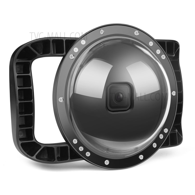 SHOOT XTGP548 Underwater Dome Port Dual Handle Waterproof Housing Diving Protective Case for GoPro Hero 8-12