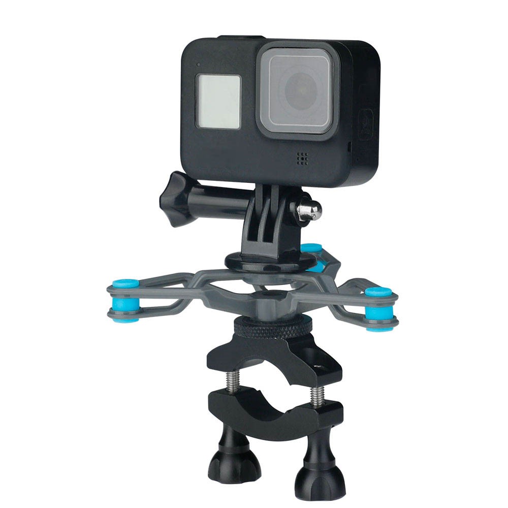 RCSTQ 1176200 Bike Bicycle Shock-absorbing Camera Holder Bracket Set for DJI Osmo Action 1/2 / GoPro-12