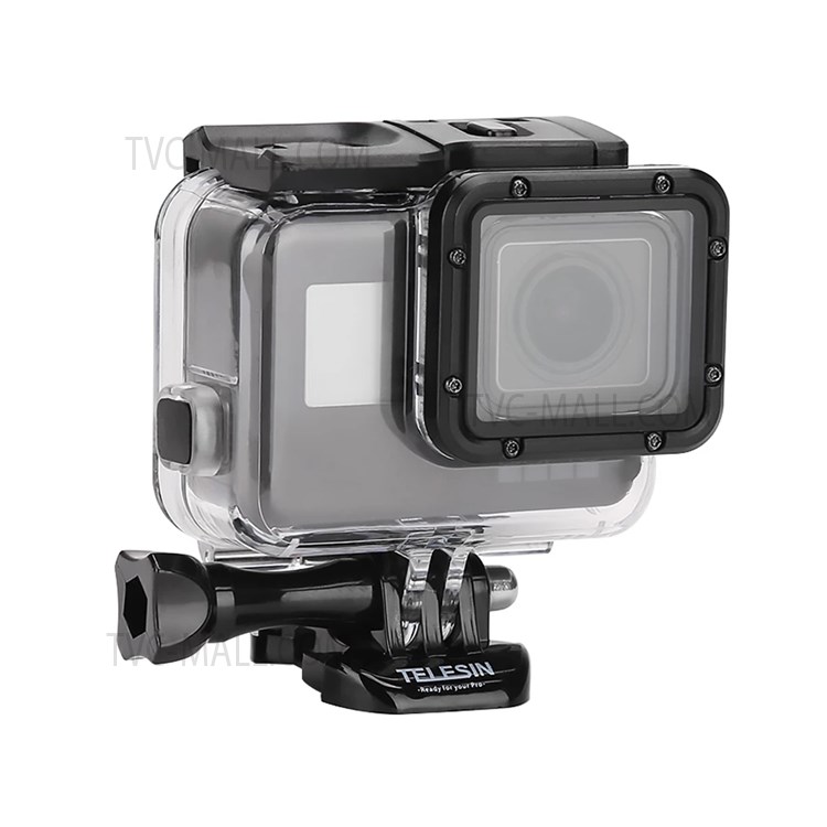 TELESIN GP-WTP-504 45m Underwater Diving Shell Transparent Waterproof Camera Protective Housing Case for GoPro Hero 7/6/5-10