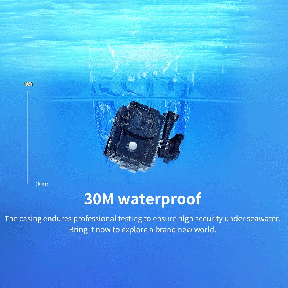 SJCAM SJ4000 AIR HD 4K 2.0 inch Outdoor Sports DV Smart WiFi Action Camera 30m Waterproof Video Camera - Black-7