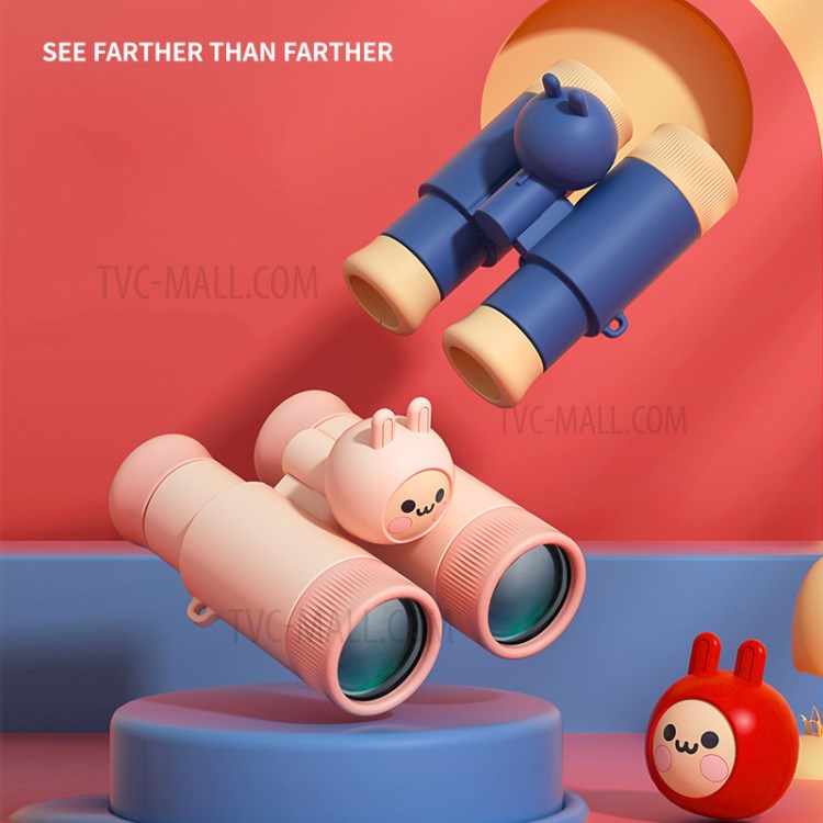 Enfants 10X Télescope Jumelles Pour Les Enfants De Camping Sports Voyage - Rose-2