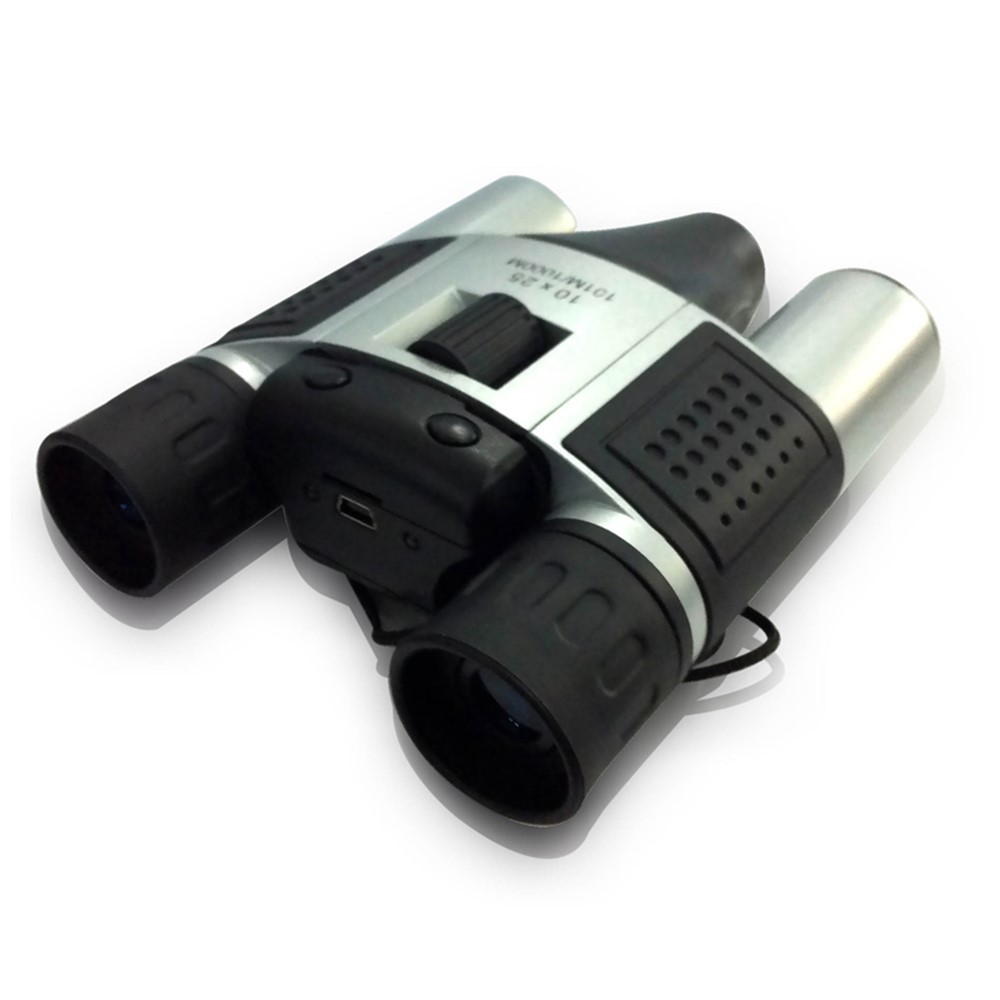 DT08 10X25 Zoom Binoculars Outdoor HD Digital Photo Telescope TF Card Reader Computer Camera-1