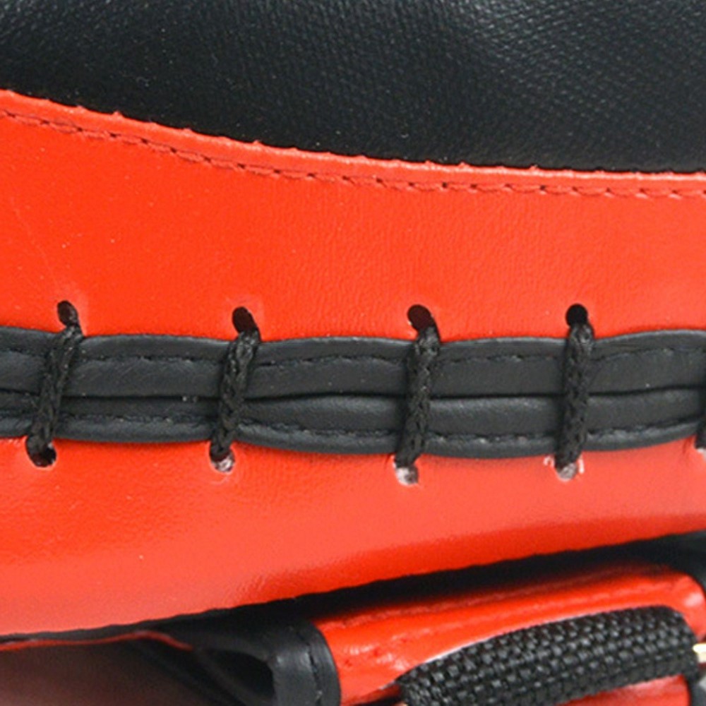 KAILUN NW-065 1Pc Muay Thai Arc Boxing Foot Target Shockproof Taekwondo Kicking Pad MMA Glove Shield - Red-4