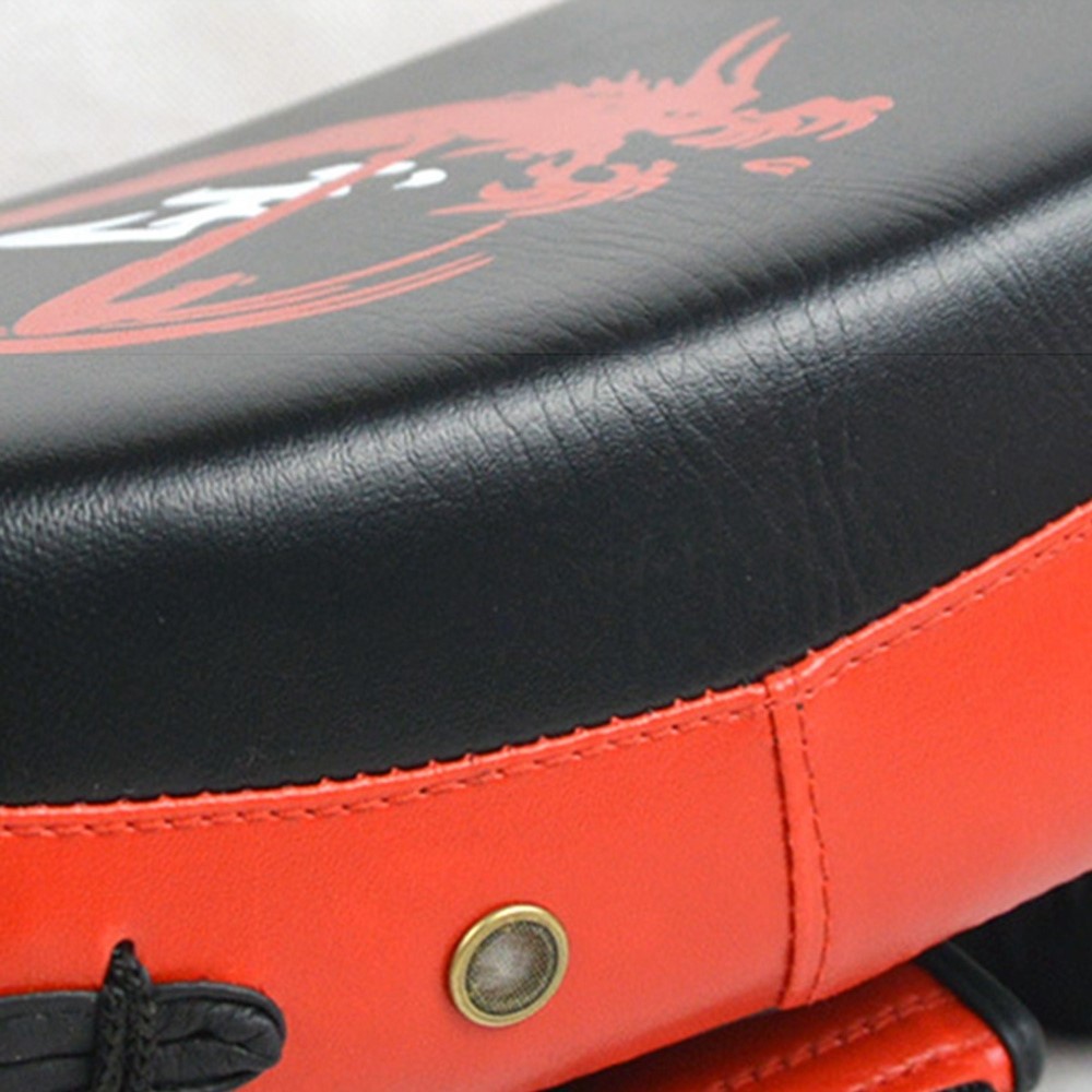 KAILUN NW-065 1Pc Muay Thai Arc Boxing Foot Target Shockproof Taekwondo Kicking Pad MMA Glove Shield - Red-5