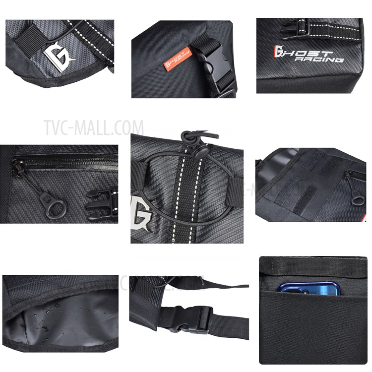 GHOST RACING Motorcycle Rider Leg Bags Knight Waist Bag Waterproof Outdoor Sport Bags-5