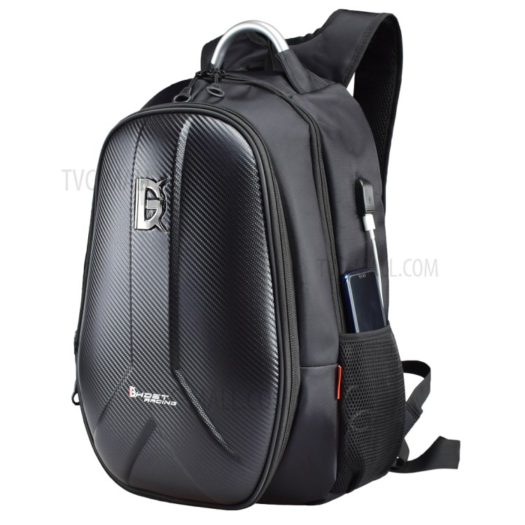 GHOST RACING Motorcycle Backpack Waterproof Helmet Bag Shoulder Bag-2