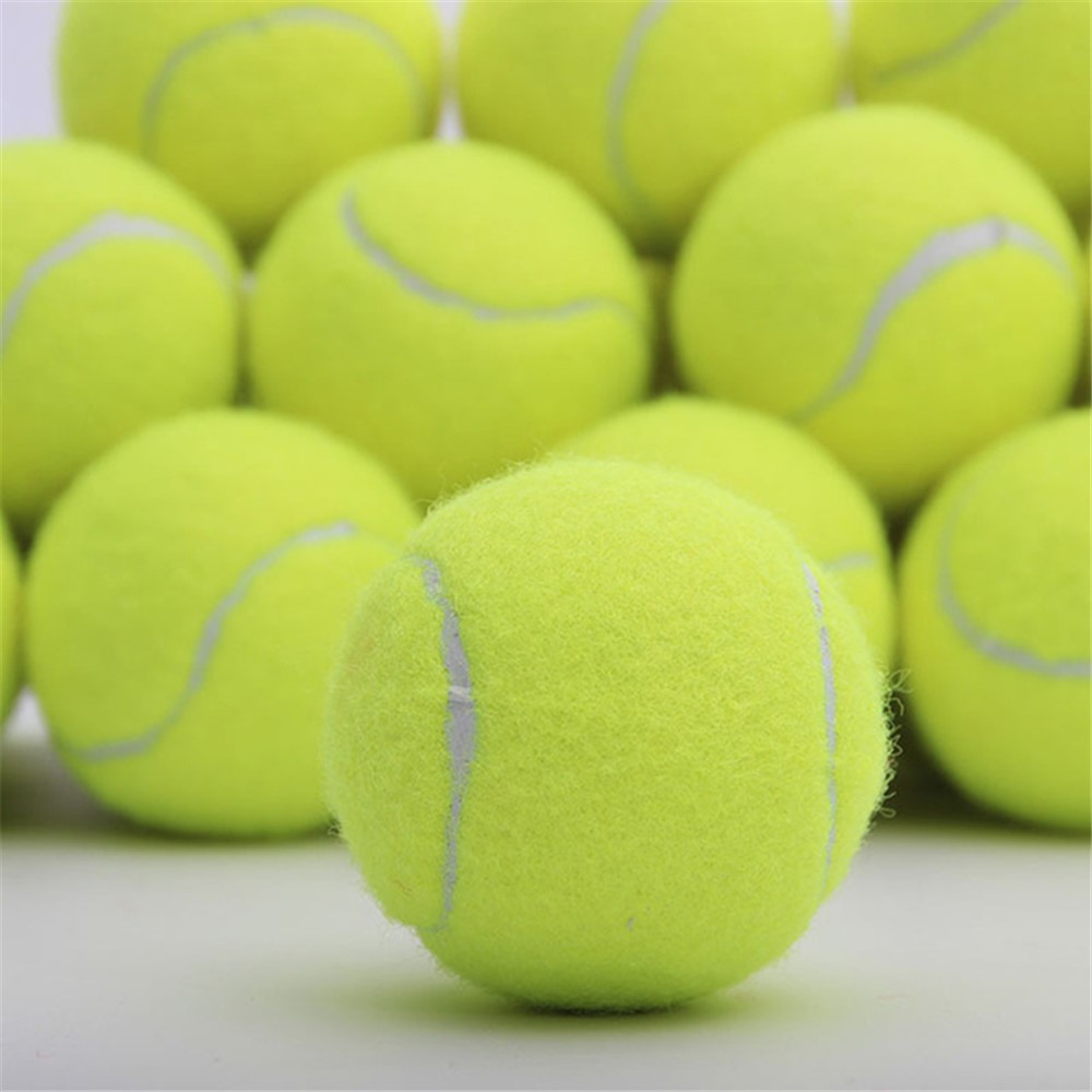 Pelota De Tenis De Goma Reforzada Profesional Amortiguador De Amortiguador High Elasticity Training Ball For Club School