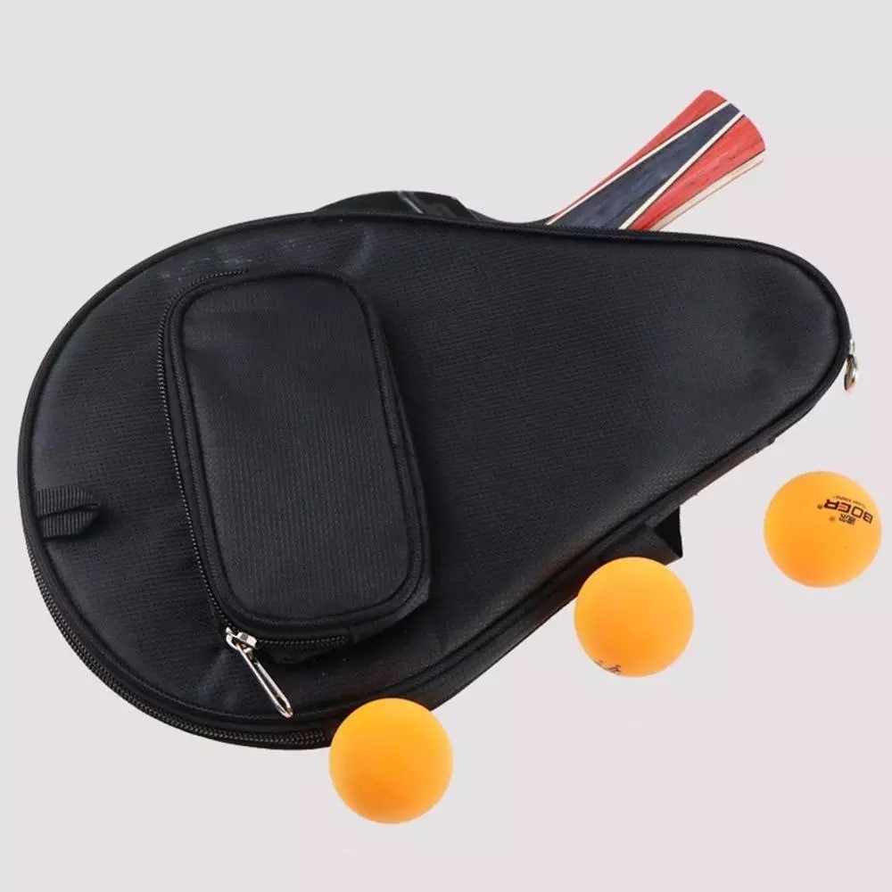 BOER Waterproof Gourd Shape Table Tennis Racket Container Bag Sport Cover Ping Pong Bat Case-5