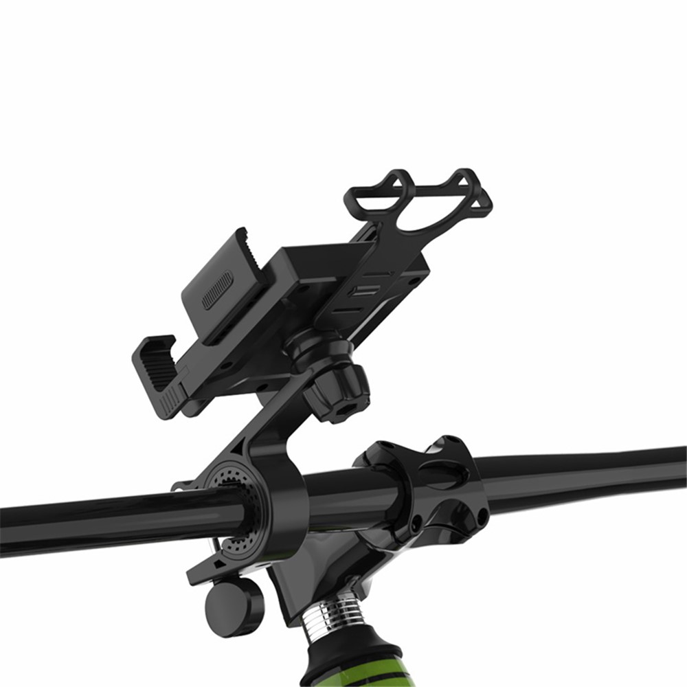 360° Rotatable Motorcycle Electric Bike Handlebar Phone Holder Non-slip Bicycle Phone GPS Mount Bracket-2