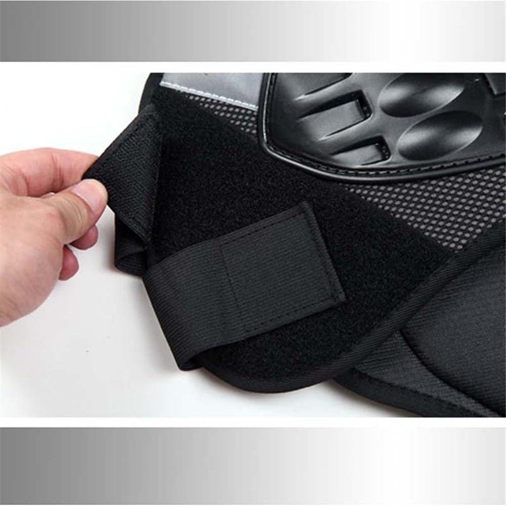SULAITE Outdoor Sports Body Armor Motorcycle Chest Back Protector Guard Vest Jacket - Black / L-3