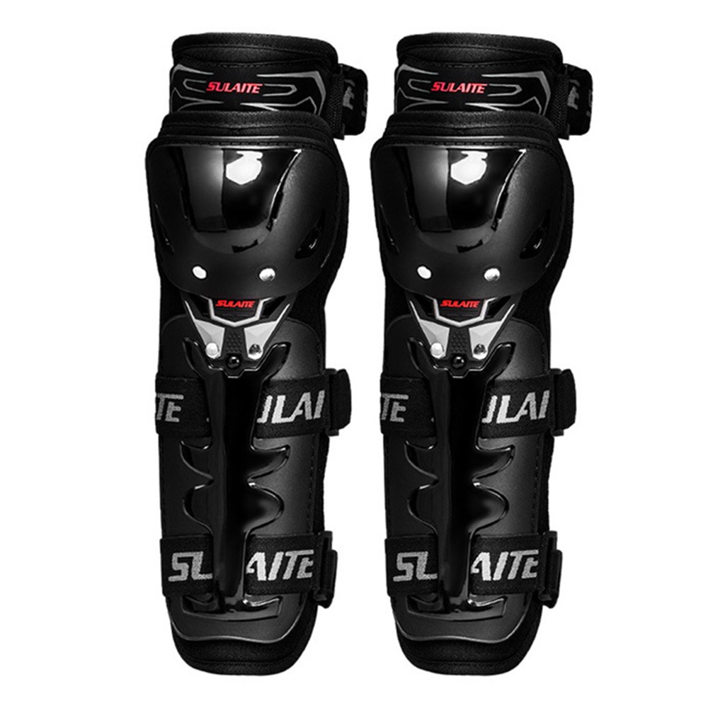 SULAITE 1 Pair GT-1202 Motocross Knee Pads Breathable Knee Guard Protector Off-Road Motorcycle Protective Gear Set-12