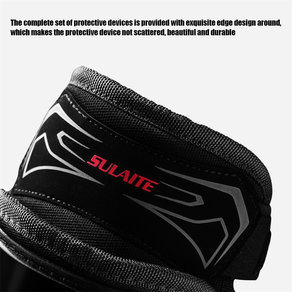 SULAITE 1 Pair GT-1202 Motocross Knee Pads Breathable Knee Guard Protector Off-Road Motorcycle Protective Gear Set-5