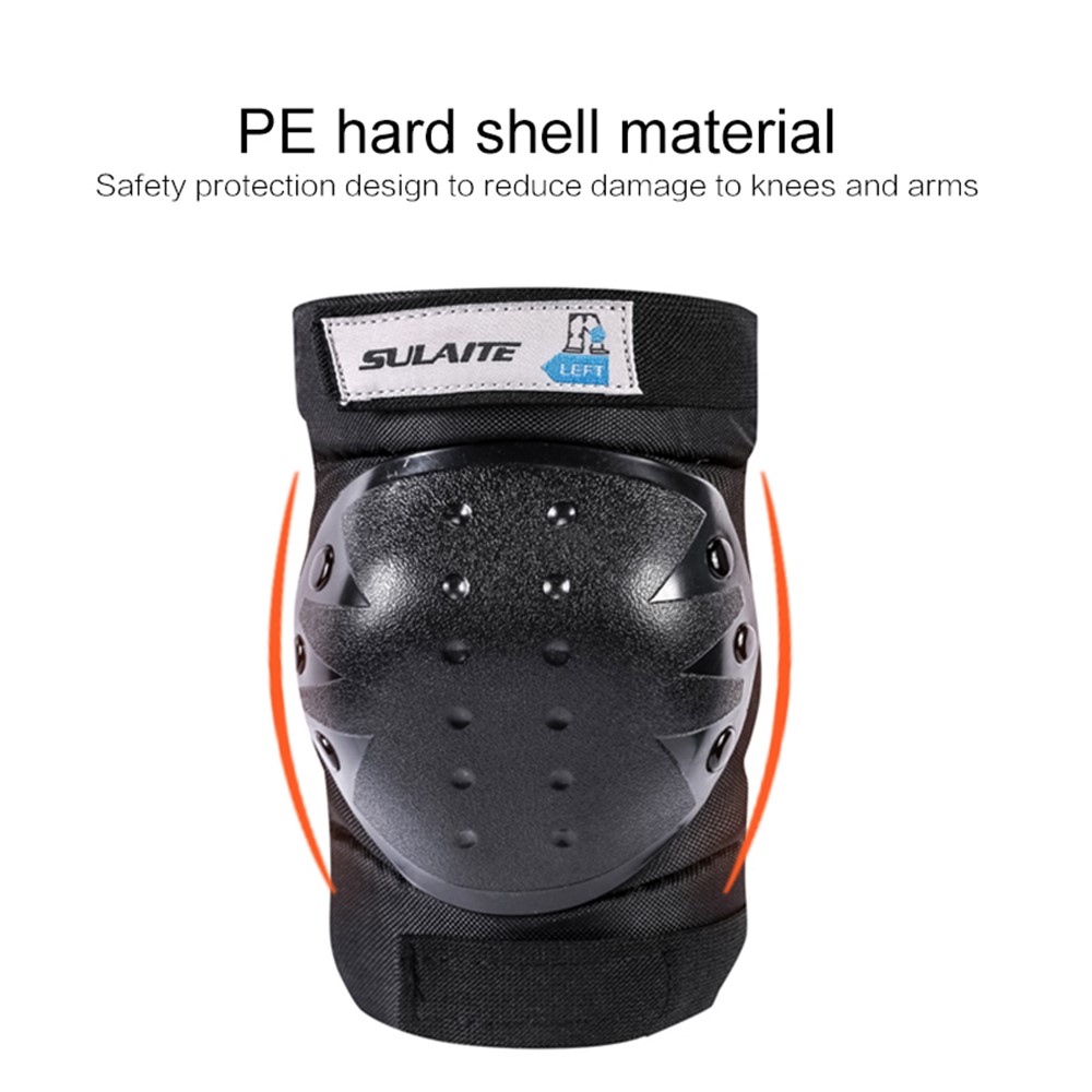 SULAITE GT311-1 1 Pair Racing Knee Protectors Ski Skateboard Ice Roller Skating Knee Pads Protective Gear-3