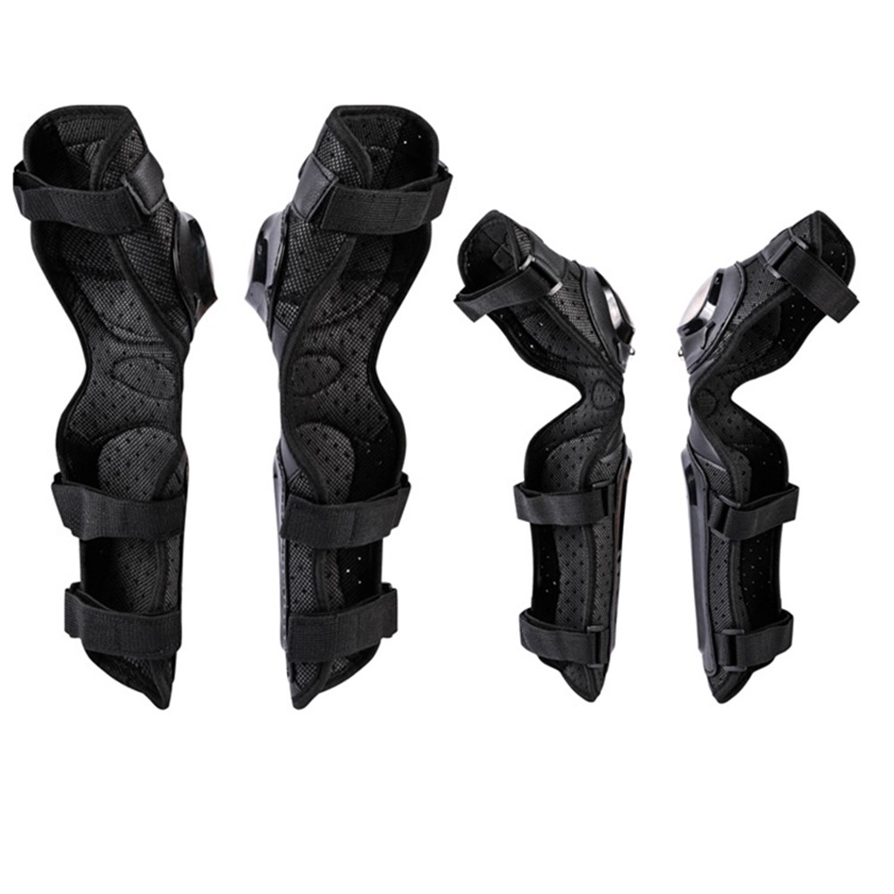 SULAITE GT-341 4pcs/set Motorcycle Protector Knee Pads Elbow Protector Stainless Steel Protective Guards-4