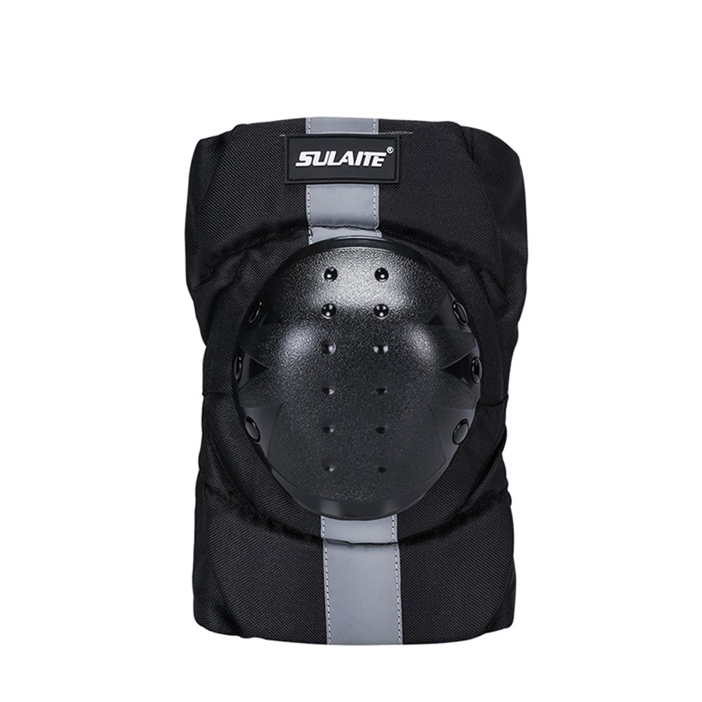 SULAITE GT-016 1 Pair Racing Riding Knee Pads PE Hard Shell+EVA Cushion Brace Protector Knee Guards-2