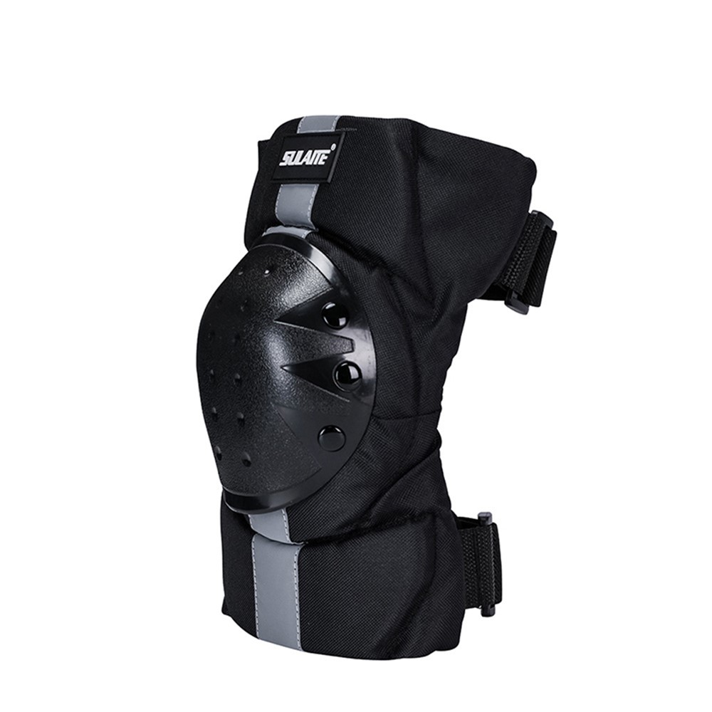 SULAITE GT-016 1 Pair Racing Riding Knee Pads PE Hard Shell+EVA Cushion Brace Protector Knee Guards-7
