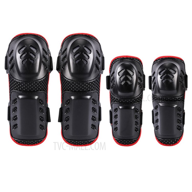 SULAITE 4pcs Knee Elbow Pads Protectors Skateboard Brace Guards Racing Skiing Skate Protective Gears-2
