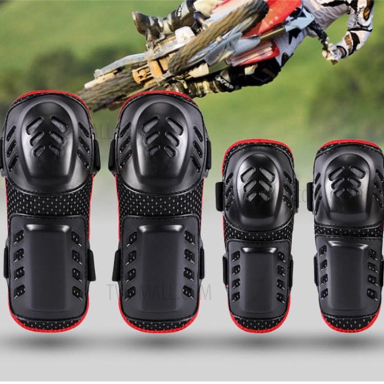 SULAITE 4pcs Knee Elbow Pads Protectors Skateboard Brace Guards Racing Skiing Skate Protective Gears-4
