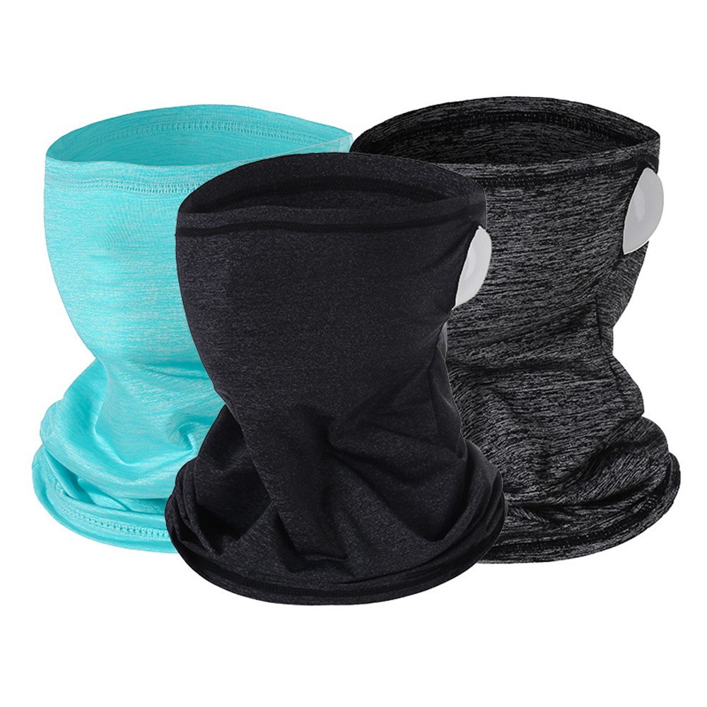 Summer Outdoor Sunproof Magic Scarf Neck Gaiter Breathable Cooling Cycling Hiking Bandana Face Cover - Sky Blue-6