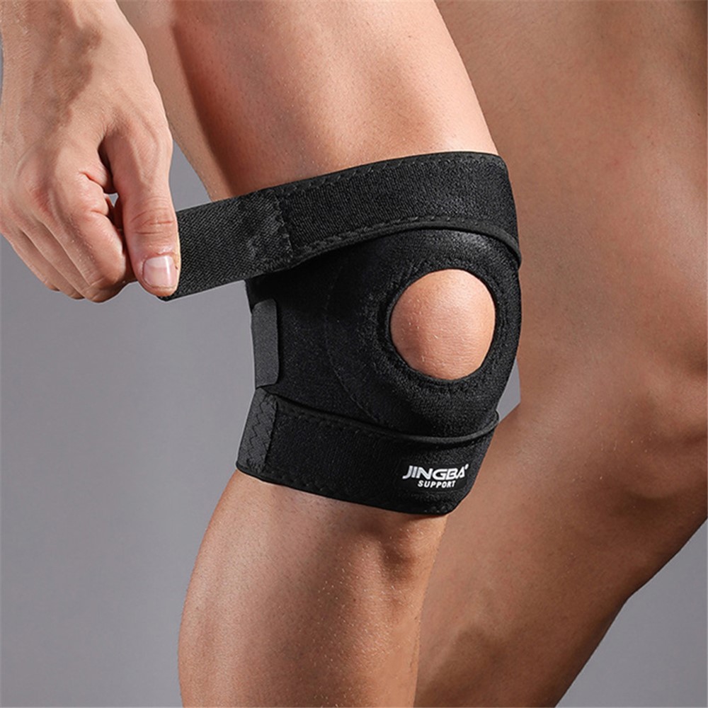 JINGBA SUPPORT 6008 1Pc Fitness Sports Knee Guard Outdoor Basketball Mountaineering Knee Brace Pad-1
