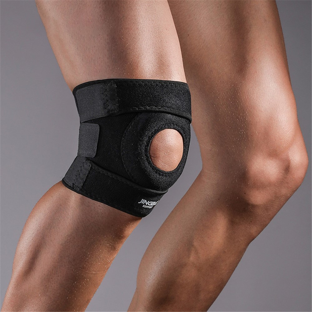 JINGBA SUPPORT 6008 1Pc Fitness Sports Knee Guard Outdoor Basketball Mountaineering Knee Brace Pad-3