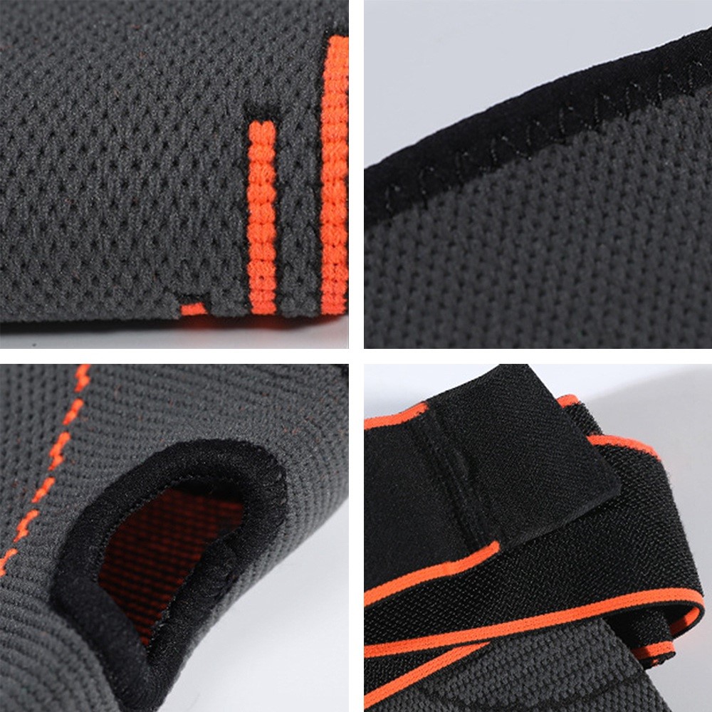 JINGBA SUPPORT 0127B 1Pc Sports Compression Wrist Brace Palm Wrap Guard Weightlifting Fitness Wristband Protector - Orange S/M-5