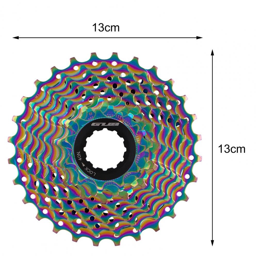 GUB RS0928 Mountain Bike Bicycle Flywheel 9-Speed 11-28T Plating Sprocket Road Bike Flywheel MTB Sprocket-12