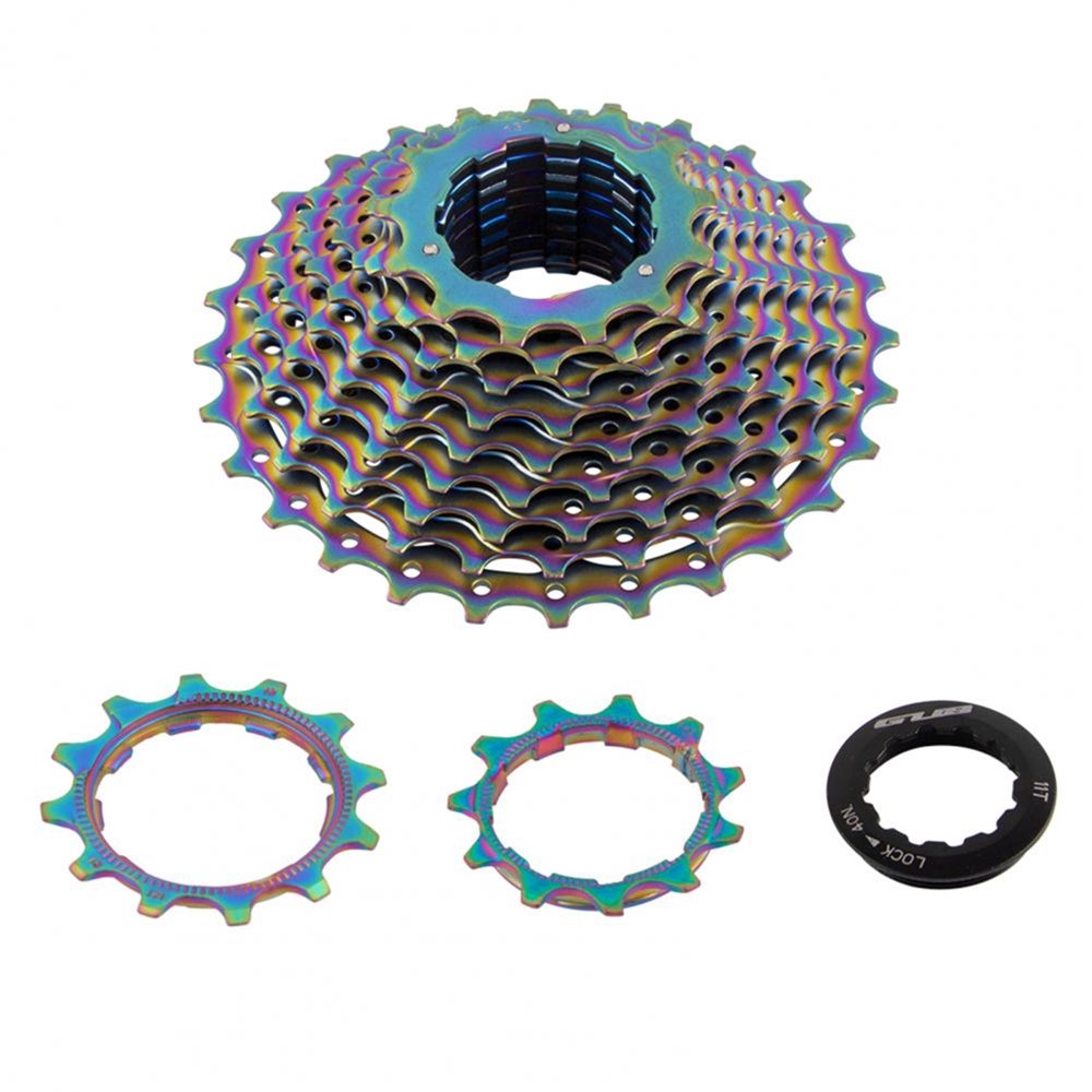 GUB RS0928 Mountain Bike Bicycle Flywheel 9-Speed 11-28T Plating Sprocket Road Bike Flywheel MTB Sprocket-7