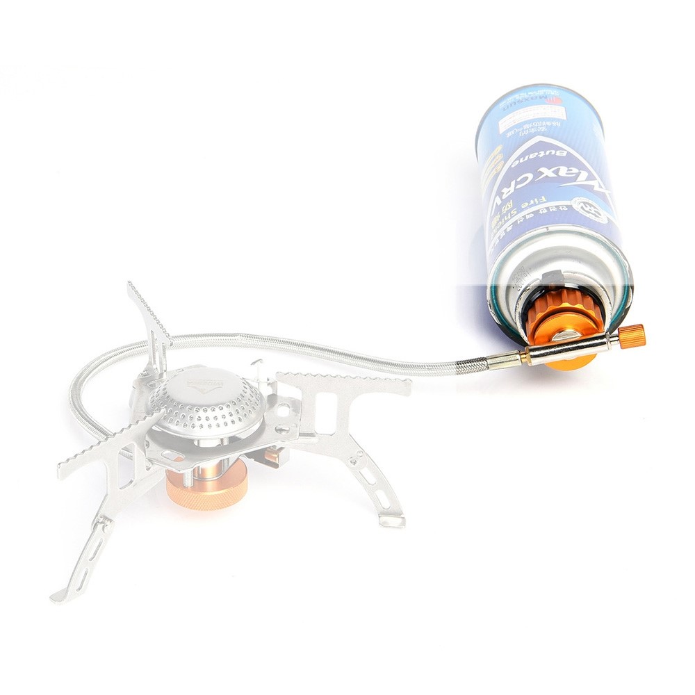 LJ6100 Outdoor Camping Hiking Long Gas Tank Cylinder Adapter Gas Burner Furnace Connector-2