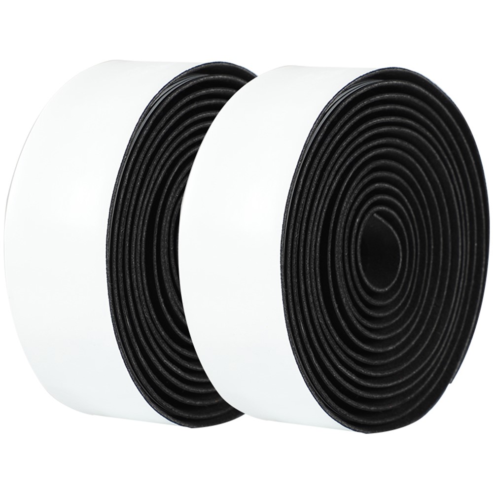 WEST BIKING Road Bike Handlebar Tapes Bicycle Bar Wraps - White / Black-2