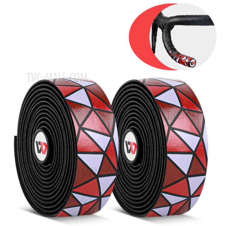 Shop WEST BIKING Geometric Pattern Bike Handlebar Tape Adhesive Cycling
