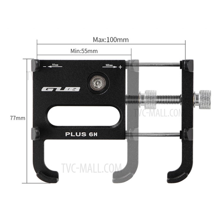 GUB PLUS 6 H Bicycle Mount Aluminum Alloy Shockproof Phone Holder Bracket-10