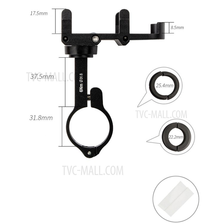 GUB Plus 6 H Bicycle Support en Aluminium Alliage Alliage du Propriée de Téléphon