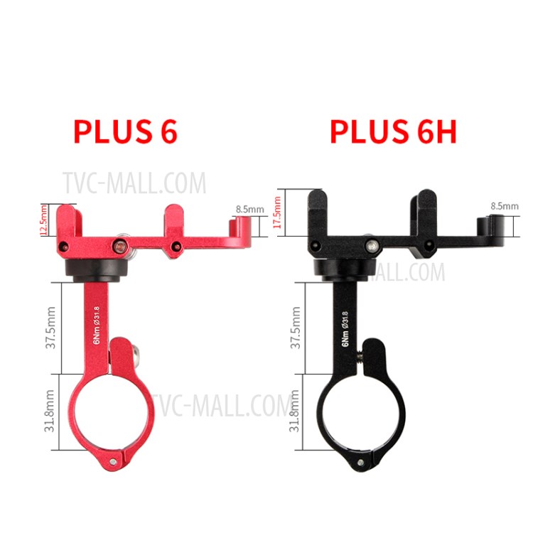 GUB PLUS 6 H Bicycle Mount Aluminum Alloy Shockproof Phone Holder Bracket-8