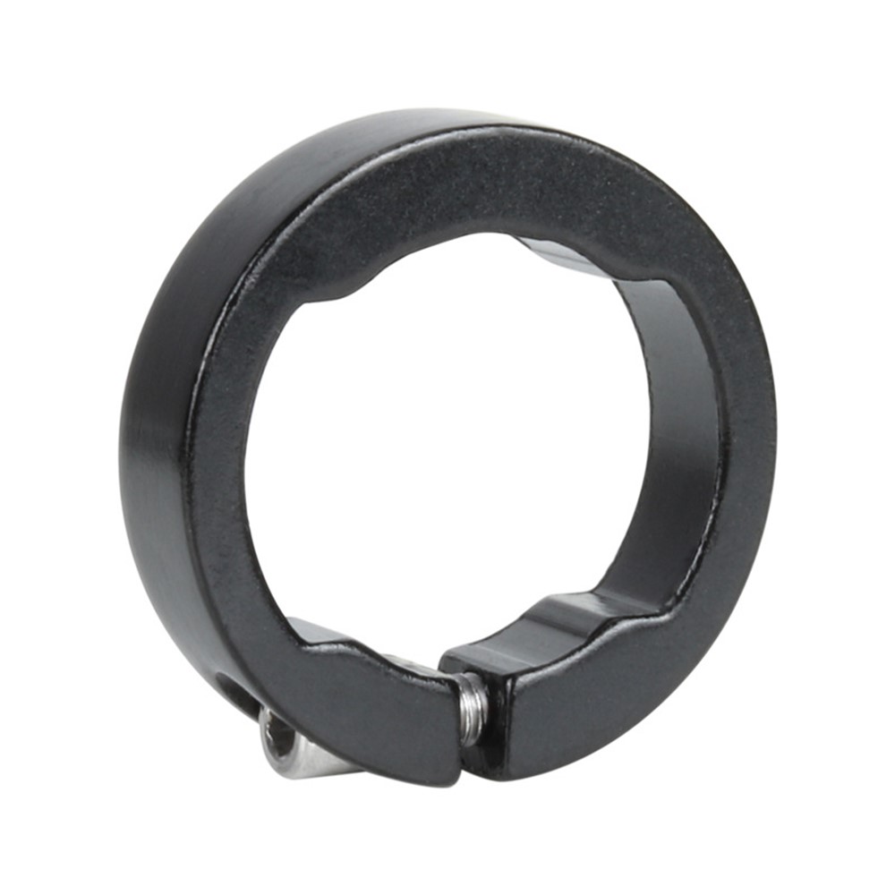 BOLANY Bicycle Grips Ring Aluminum Alloy End Lock Rings MTB Road Bike Handlebar Lock Collar - Black-1