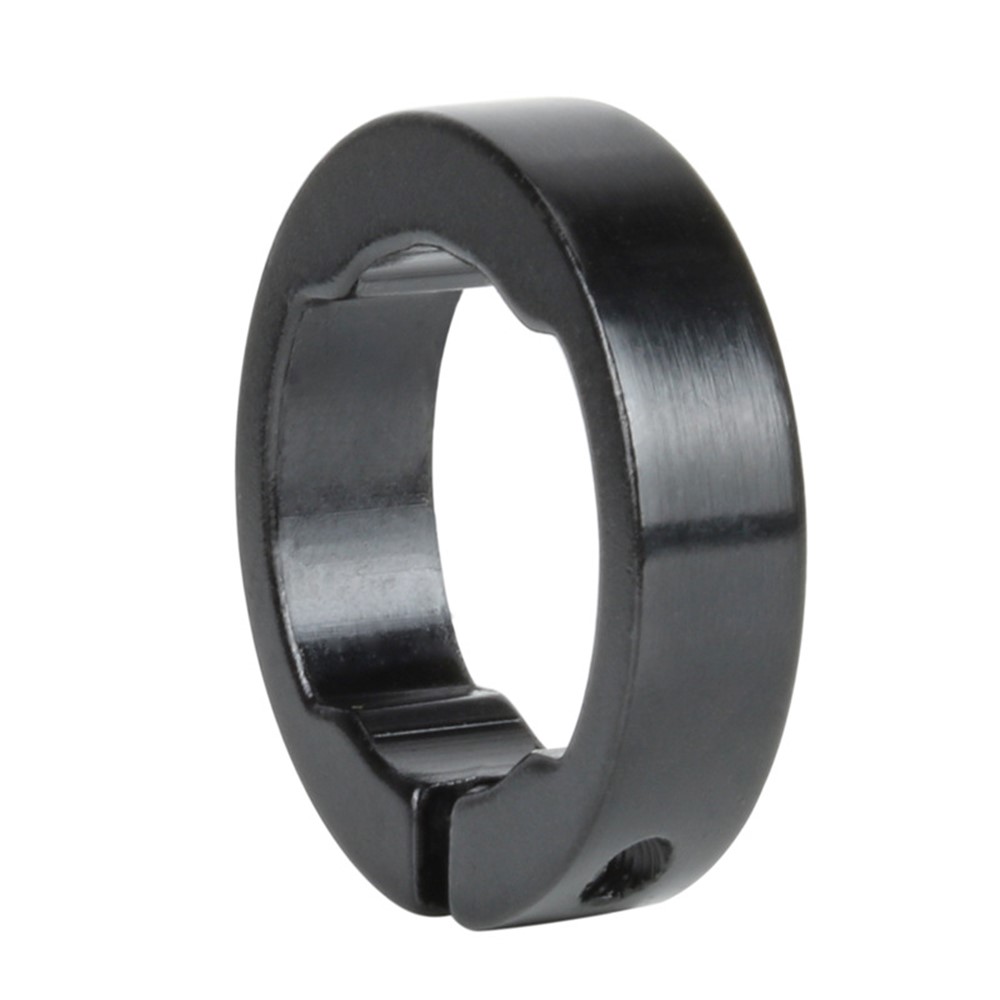 BOLANY Bicycle Grips Ring Aluminum Alloy End Lock Rings MTB Road Bike Handlebar Lock Collar - Black-3