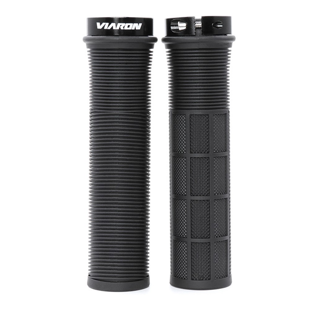 1 Pair VIARON MTB Road Cycling Bike Bicycle Handlebar Cover Grips Anti-slip Handle Grip Lock Bar End-1