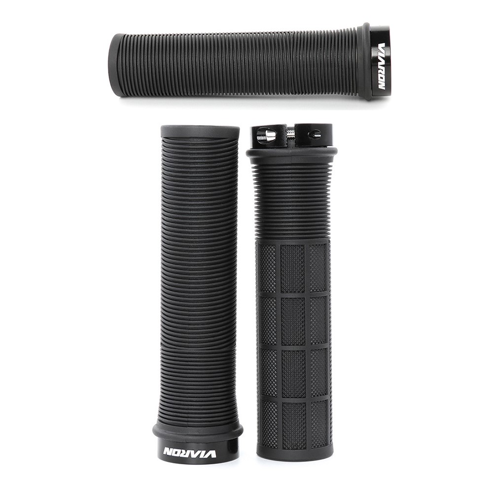 1 Pair VIARON MTB Road Cycling Bike Bicycle Handlebar Cover Grips Anti-slip Handle Grip Lock Bar End-3