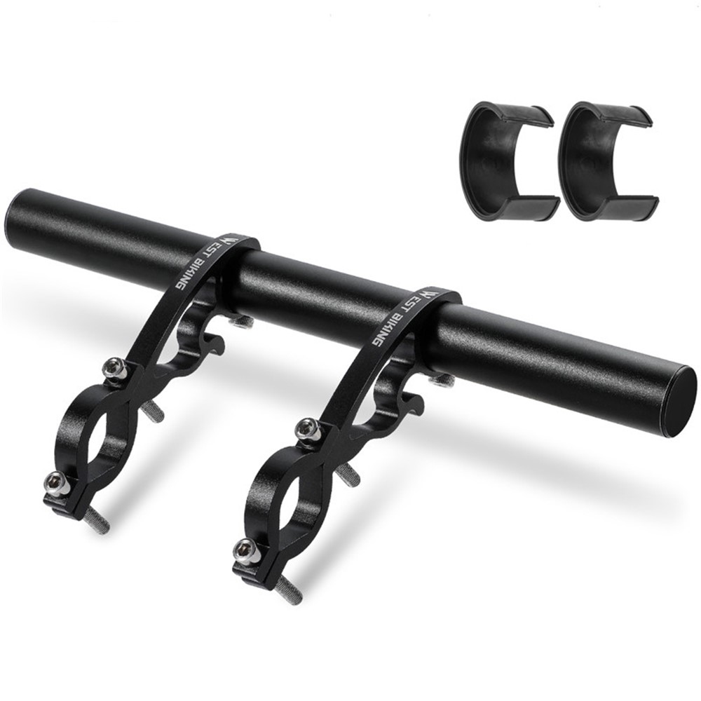 WEST BIKING Aluminum Alloy Bicycle Handlebar Extender Double Clamp Bracket for Bike Light GPS Computer-7