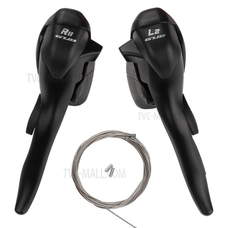 GUB R8 Cycling 8 Speed Shifter Bicycle Dual Control Levers Road Bike Shift Lever Derailleur Compatible with 22.2-23.8mm Handlebar-2