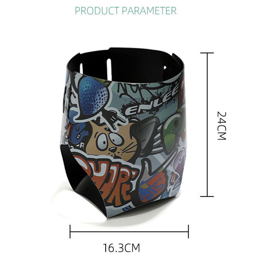 ENLEE Bike Water Bottle Cage Holder Shockproof Mountain Bicycle Bottle Cup Holder for Bike MTB Electric Scooter - Graffiti Style-9